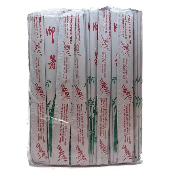 Palitos de bambú para sushi 23 cm (descartables)